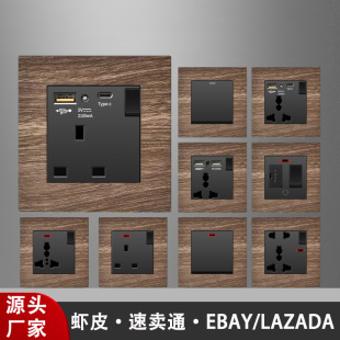 �͹�ľ�y���ڸ۰��_�P���13AӢʽӢ���p��USB���K늟��ư��b��