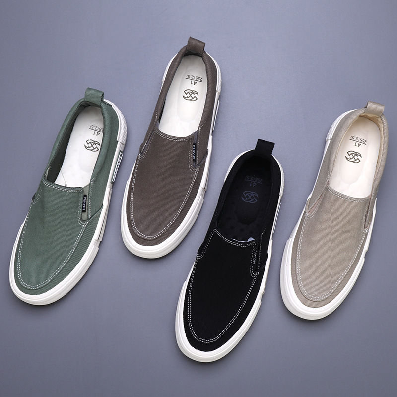 2024 Frühjahr atmungsaktive Herren Canvas leichte breite Platte One Step Old Beijing Stoffschuhe, Freizeitschuhe_voghion.com