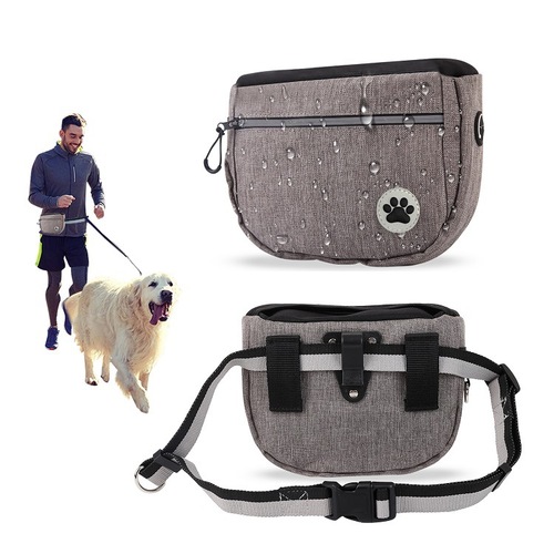 Cross-border new dog bag, outdoor pet waist bag, multi-functional dog snack bag, Oxford cloth dog training bag, pet training bag