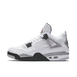 Harada Shoes Aj4 Electric Female White Cement Mid-Top Basketball Shoes Oreo Midnight Blue Joe 4 Paris Men's and Women's Sports Shoes