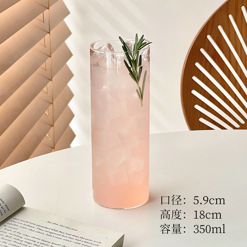Taza de bar de Collins Taza de cristal recta Taza de té helado de Long Island Taza de mezcla Taza de Gin Tonic Taza de mojito Taza de cóctel