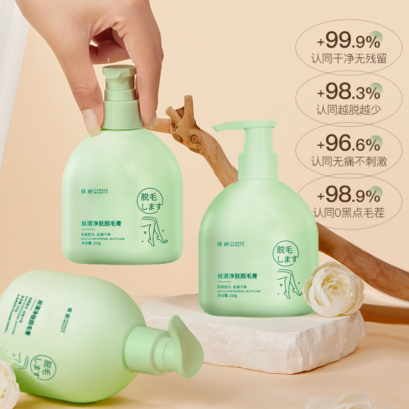 250g depilación depilación de piel limpia y seda, cabello de pierna suave, depilación mousse indolora, fabricante de depilación depilación