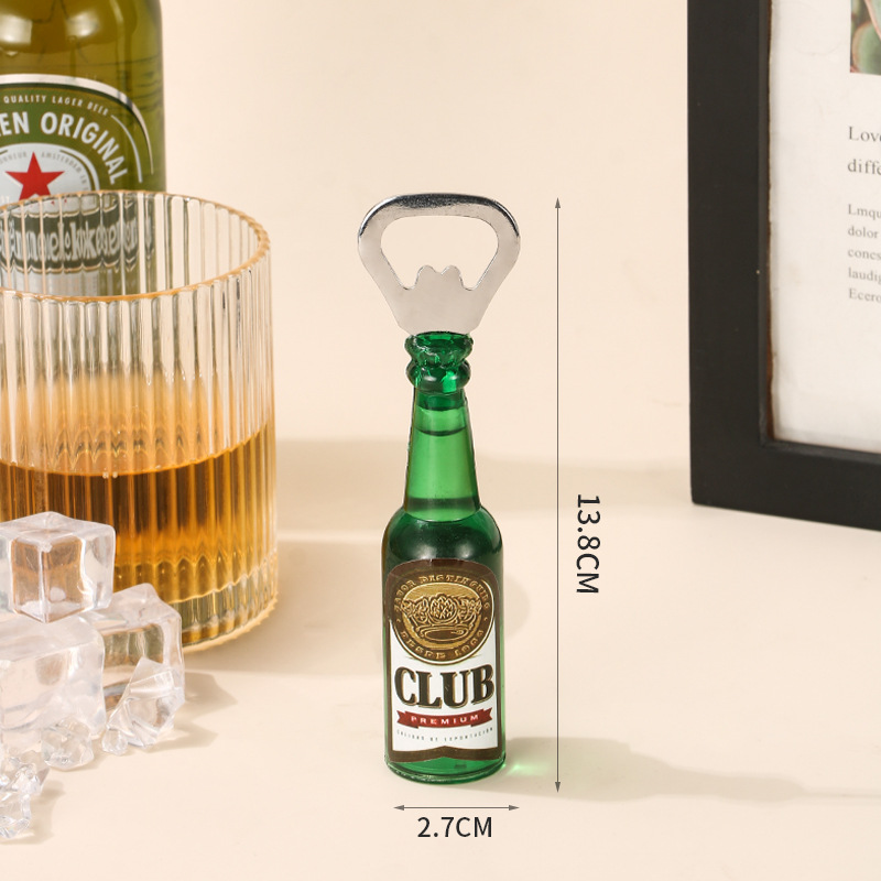 Abrebotellas de cerveza de celebridades de Internet, imanes para refrigeradores de moda personalizados, mini destornillador de cerveza al por mayor