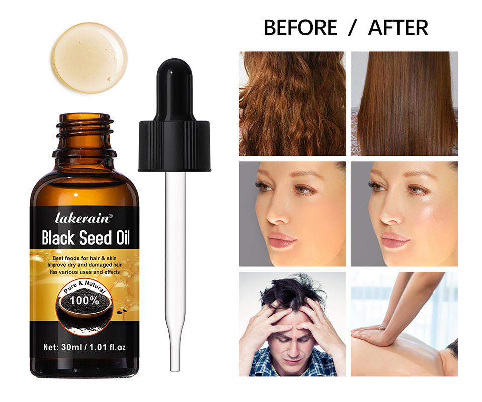 Cross-border new product lakerain Black Seed Oil Eyelash and Eyebrow Liquid undefined