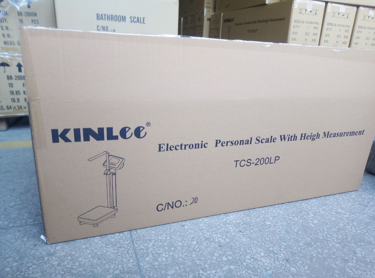 Jinli 200LP Electronic Height and Weight Scale Body Composition Analyzer All-in-One Human Scale with BMI Measurement