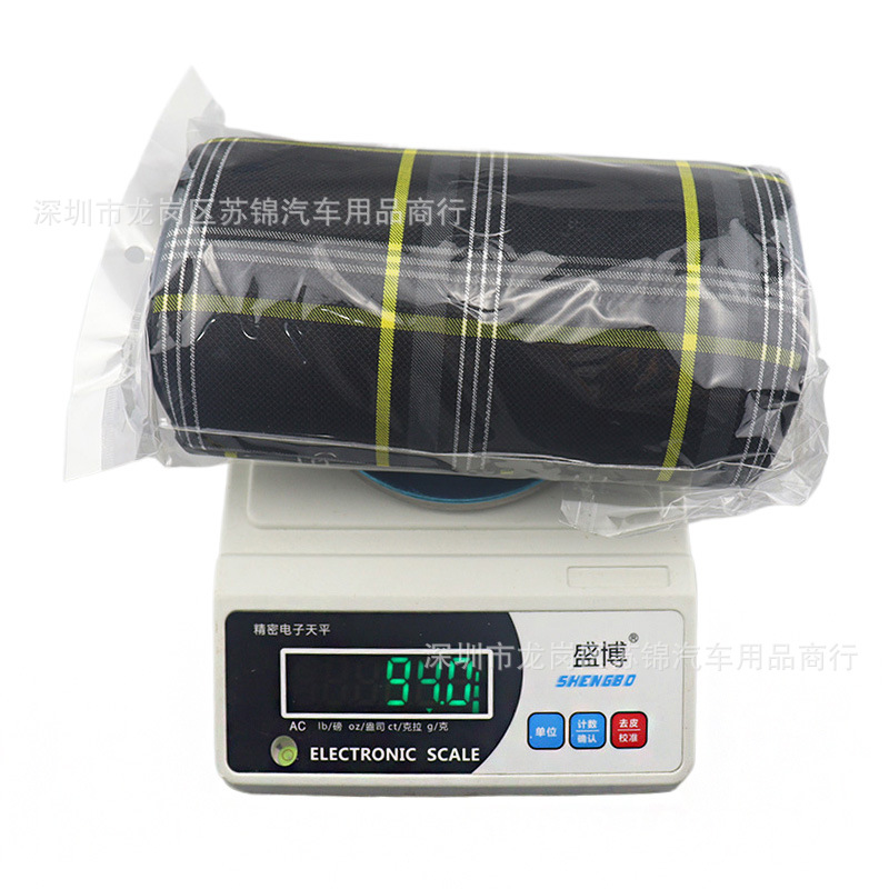 Cross-Border Hot-Selling Car Headrest Cervical Spine Neck Protection Pad Car Plaid Headrest Neck Protector Universal Striped Headrest