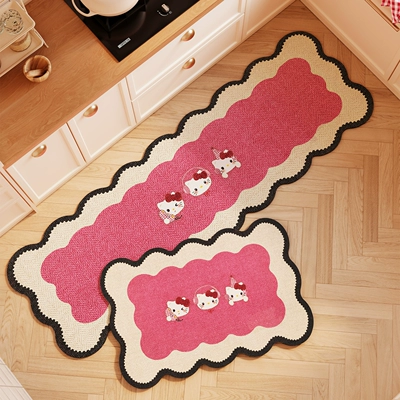 Cartoon Kitty diatomite floor mat, Avtomobil döşəmə paspasları