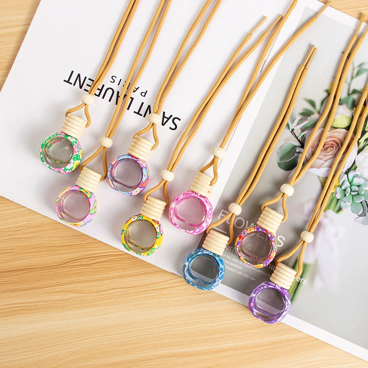 Керамический флакон духов автомобильное колесо Мягкая керамическая бутылка подвеска Мягкая Керамическая подвеска