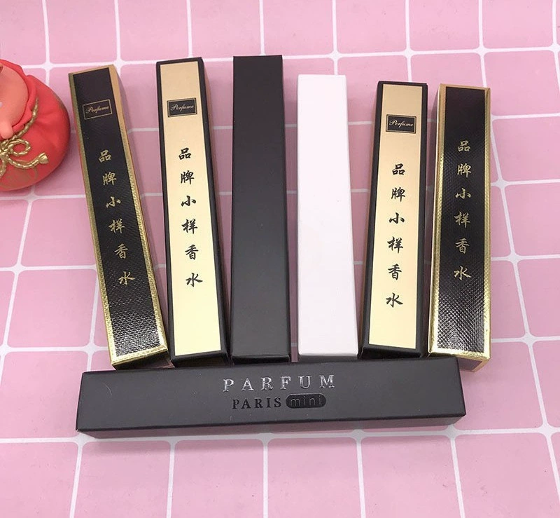 Коробка для упаковки пробников духов своими руками, роскошная пустая коробка для косметики с золотой помадой, бумажная коробка для блеска для губ в китайском стиле в наличии.