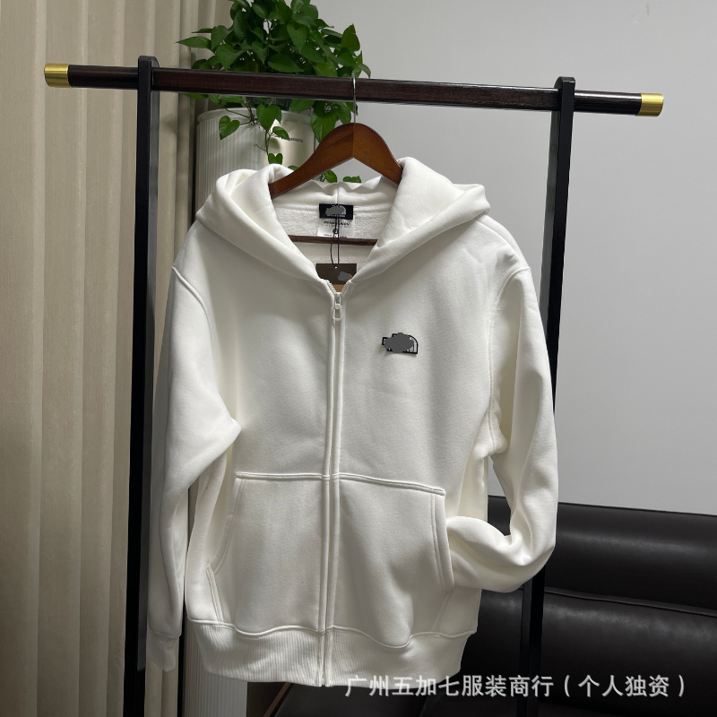 Cross-Border Factory Direct Sales North Face Fleece-Lined Thickeneded Men's and Women's Same Style Hooded Zipper 500g Winter Men's Sweatshirt Cross-Border Factory Direct Sales North Face Fleece-Lined Thickeneded Men's and Women's Same Style Hooded Zipper 500g Winter Men's Sweatshirt