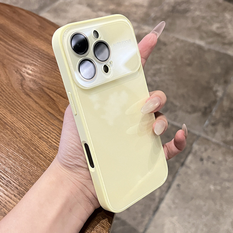 适用iPhone17PROMAX手机壳苹果16冰感超薄玻璃壳15防摔14保护套13|undefined