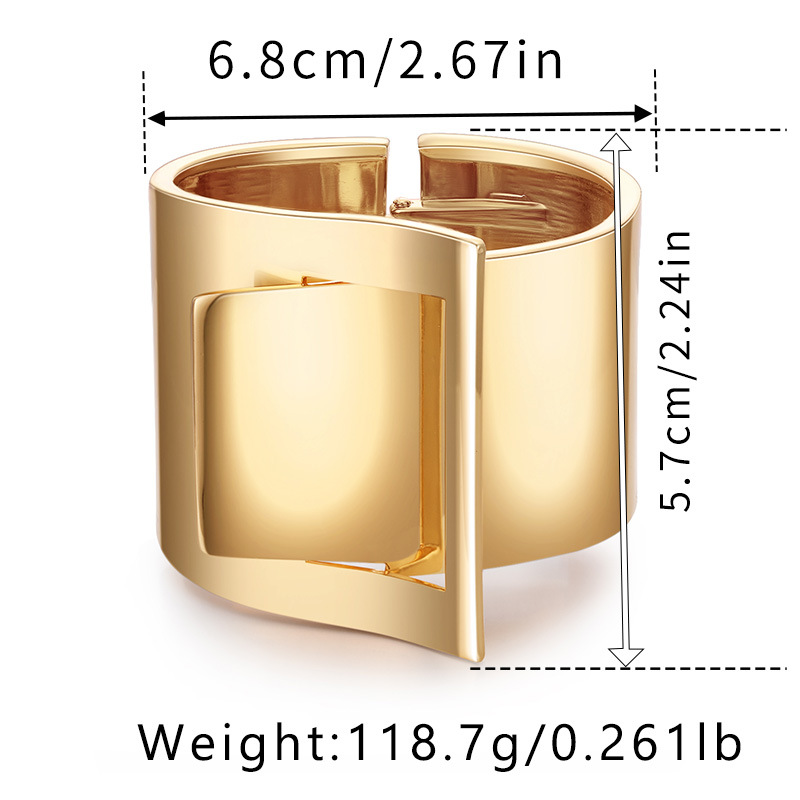 Stylish Wide-Band Bracelet