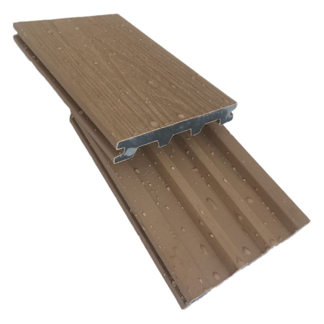 Segunda Generación de piso de madera extruida decoración al aire libre piso 138*23 decoración jardín patio pasillo hogar tablero de ingeniería