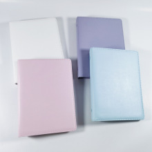 简约治愈系皮革款贴纸收纳册A5活页日系贴纸手帐收纳册相册3寸5寸