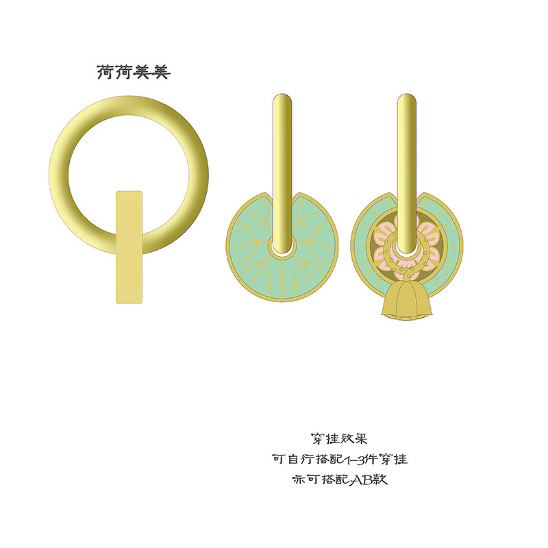 Qingdao Meiya Jewelry는 작은 배치의 사진 및 샘플을 사용하여 맞춤형 프랑스 국가 트렌드 복고풍 귀걸이를 디자인하고 가공합니다.