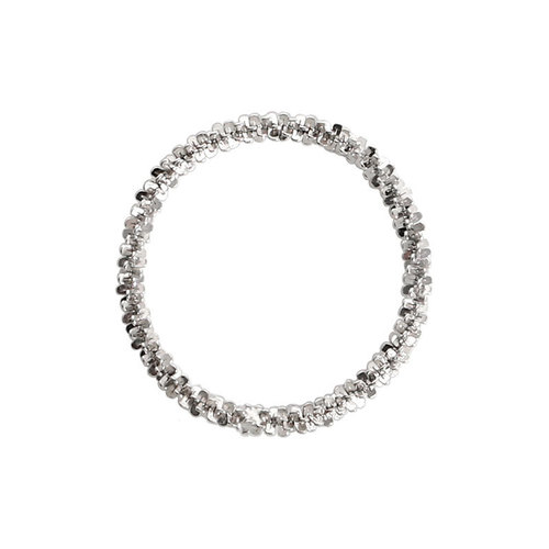 Shimmering starry chain sky ring 925 pure silver index finger design niche women personality fashion light luxury social media influencer
