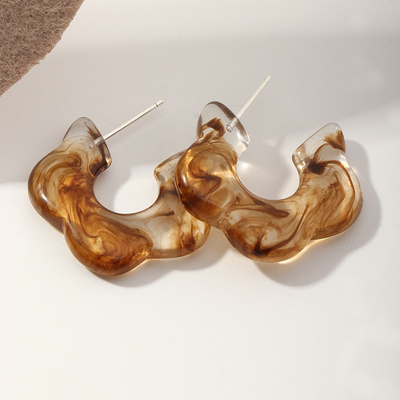 Boucles D&#39;oreilles À La Mode Géométriques En Acrylique display picture 1