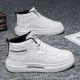 Autumn Men's Shoes New High-Top Shoes Men's Trendy Versatile White Shoes Thick-Soled Sports Shoes Casual Sneakers Trendy Shoes