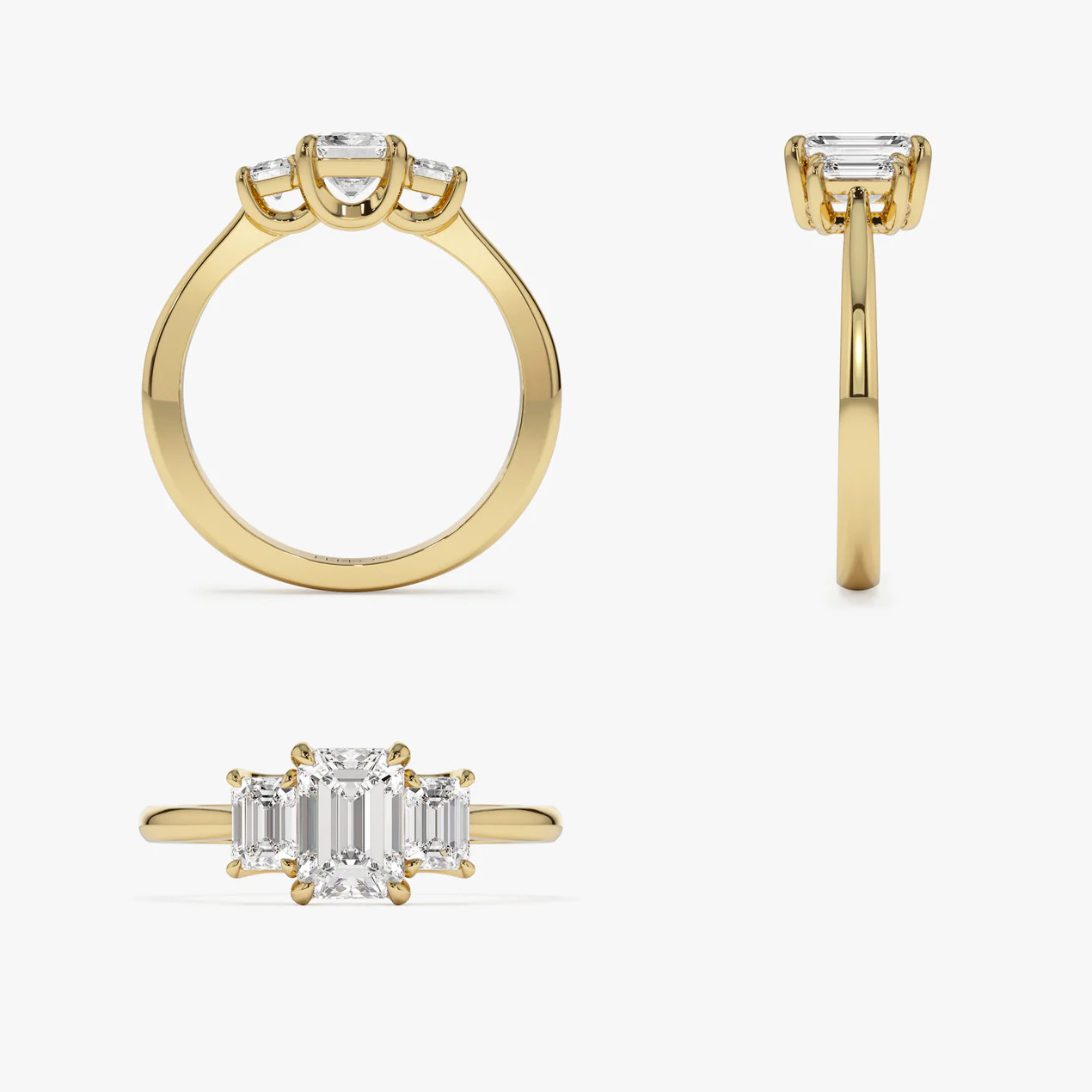 Elegant Sparkling Diamond Couple Ring For Wedding Proposal_voghion.com