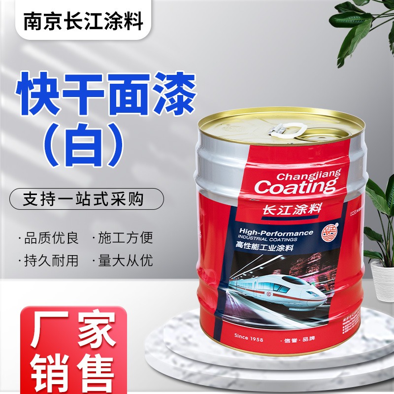 长江牌快干面漆自干型丙烯酸聚氨酯钢结构桥梁防腐漆化工耐腐蚀