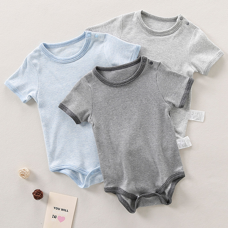 Bodysuit, three colors, with short sleeve