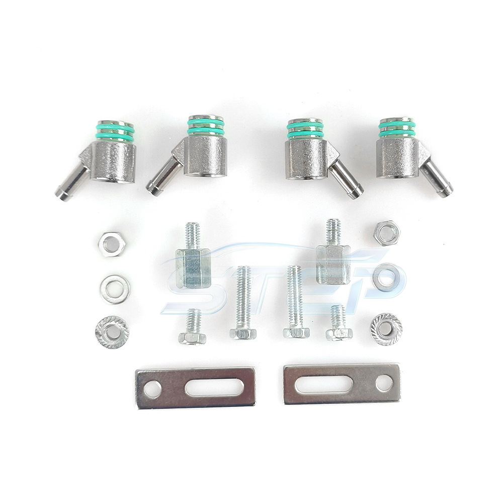 CNG/LPG car oil-to-gas conversion MTK cylinder no-drill four-piece set fuel injector gas car adapter