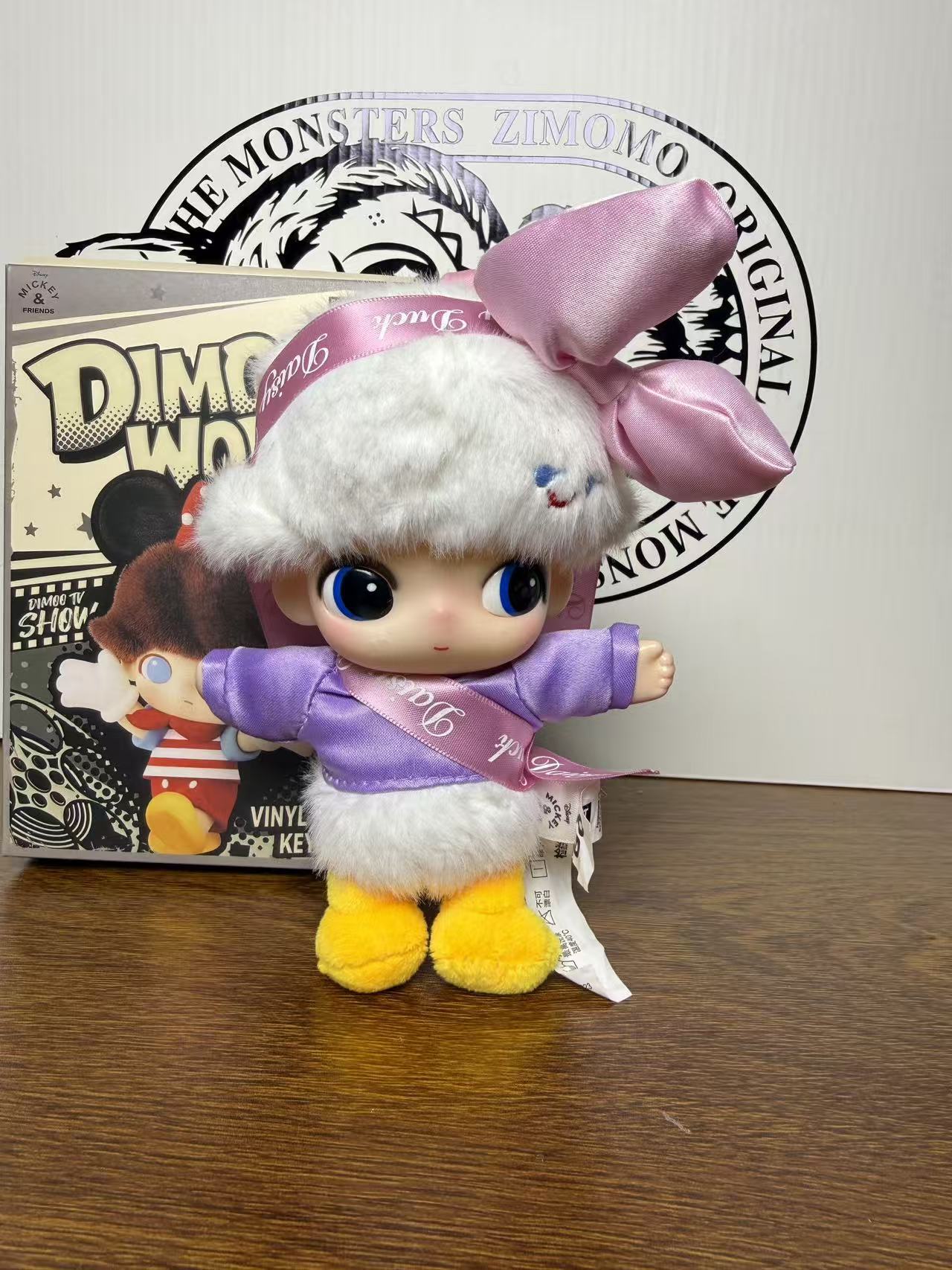 现货高品质迪莫一代玩具DIMOO系列公仔联名可爱搪胶毛绒盲盒
