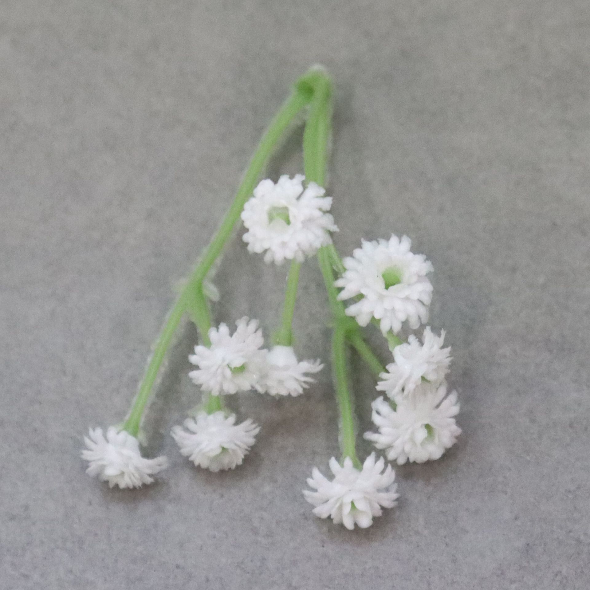 小单叉白色米兰满天星 手感仿真花假花批发新娘捧花婚庆布景花卉