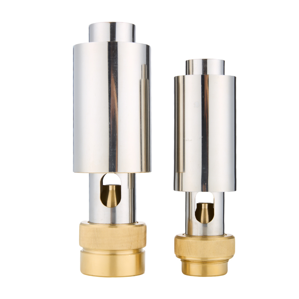 铜不锈钢水柱喷头玉柱泡沫景观喷泉室内水景园林庭院喷头厂家直销