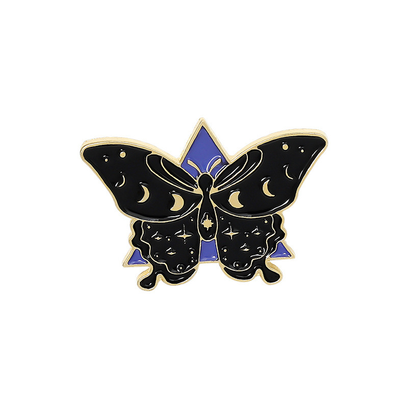 European And American New Alloy Dripping Butterfly Series Brooches Butterfly Clothes Bag Badge Accessories display picture 6