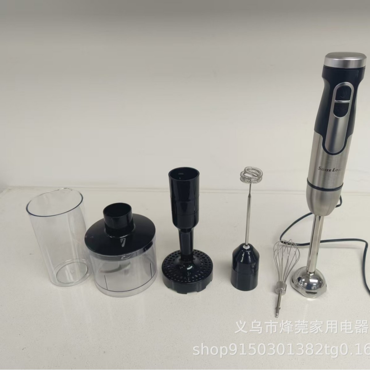 Comercio exterior HandMixer electrodomésticos de cocina eléctricos batidor de huevos 6 en 1 barra de cocina eléctrica estándar europeo image 4