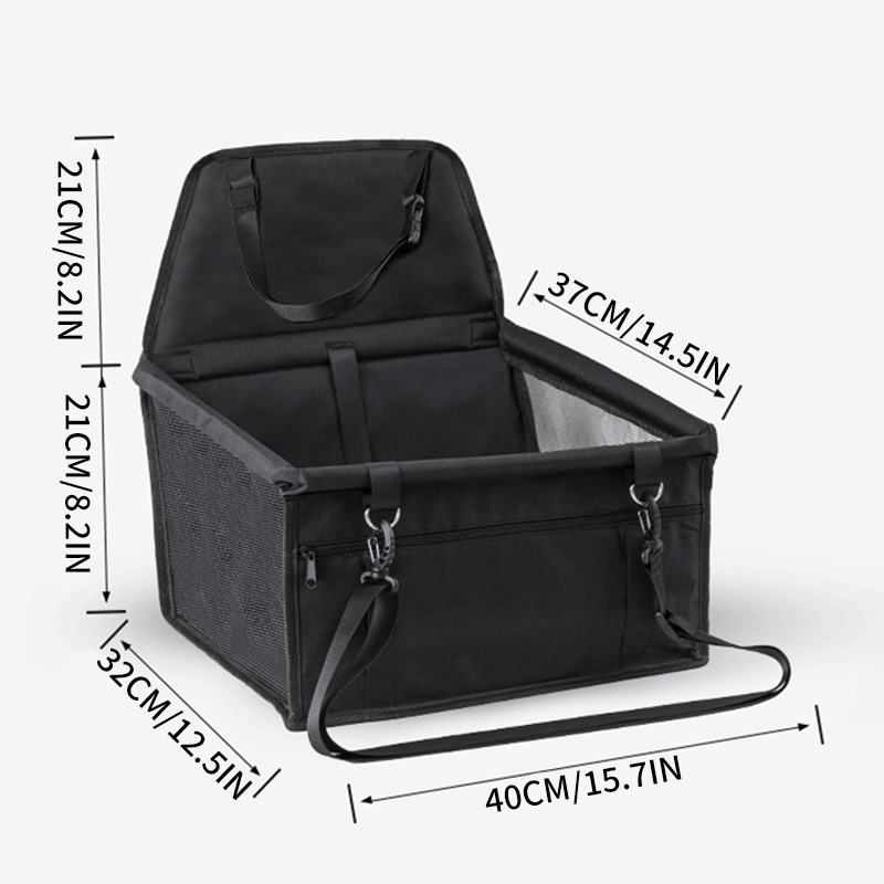 Siège auto portable pour chien et chat sécurité et confort_voghion.com