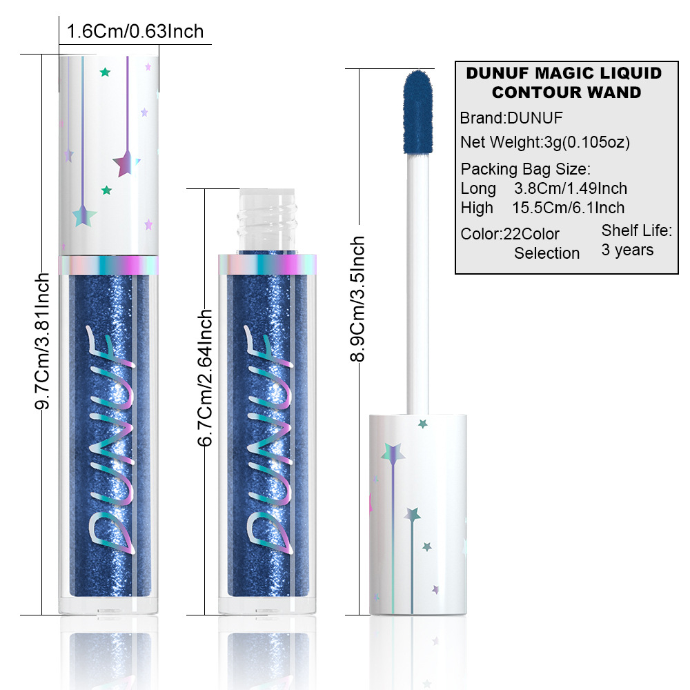 DUNUF 24-color liquid water-based eyeshadow with pearlescent long-lasting water resistance. Check it out! Disclaimer for links undefined