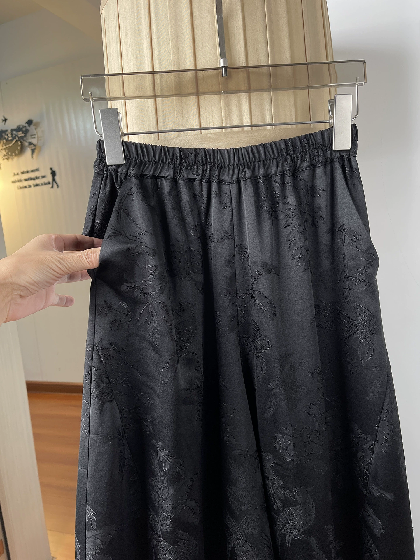 Thin trousers, autumn, elastic waist