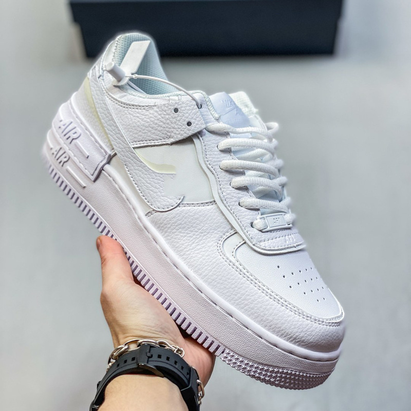 Air Force 1 Pure Original Force1 Macaron White Pink Candy Color-Changing Patchwork White Sneakers for Girls Versatile Casual Shoes Air Force 1 Pure Original Force1 Macaron White Pink Candy Color-Changing Patchwork White Sneakers for Girls Versatile Casual Shoes