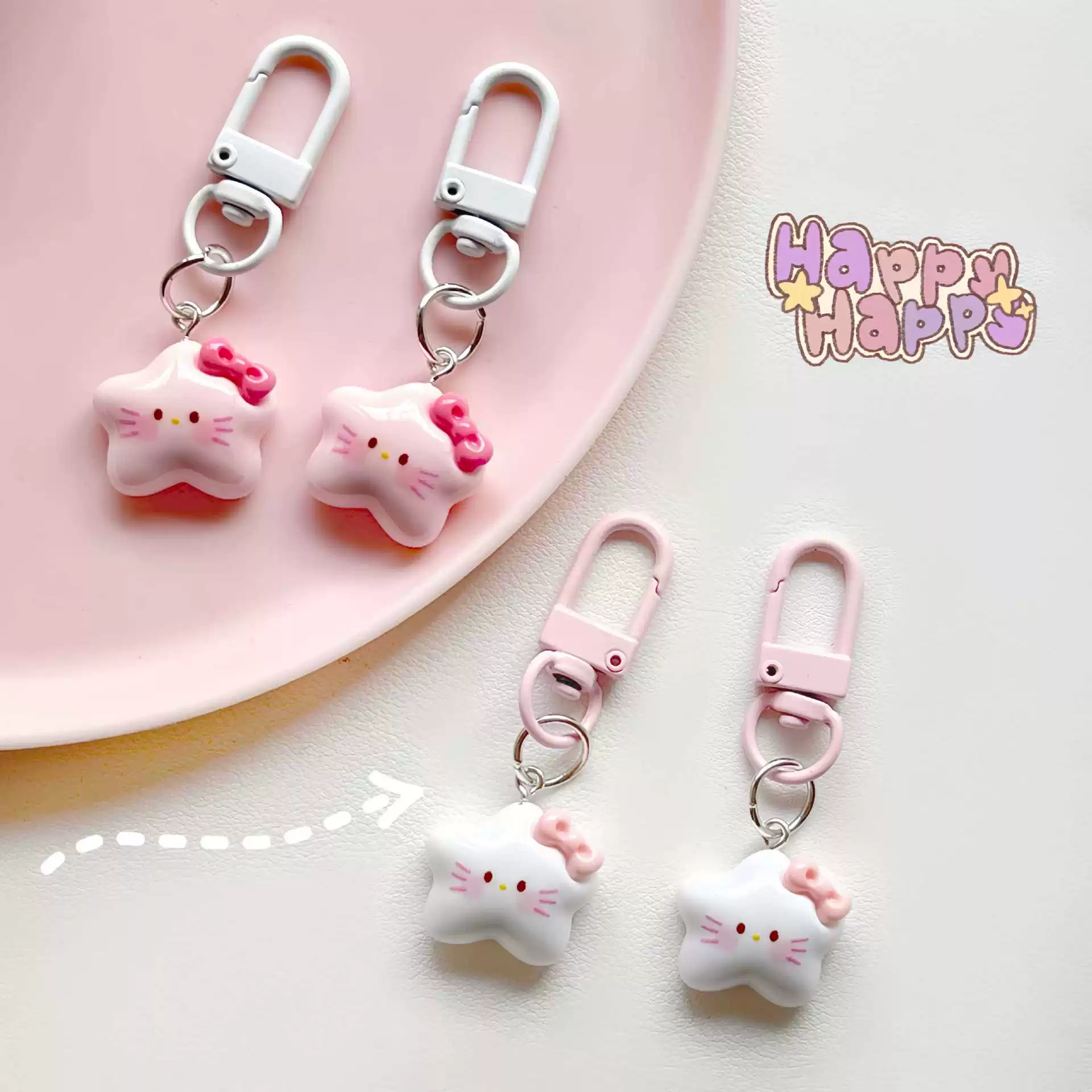 Hello Kitty, мультяшный брелок, японский бренд, милый подвес, аксессуар, подарок на день рождения