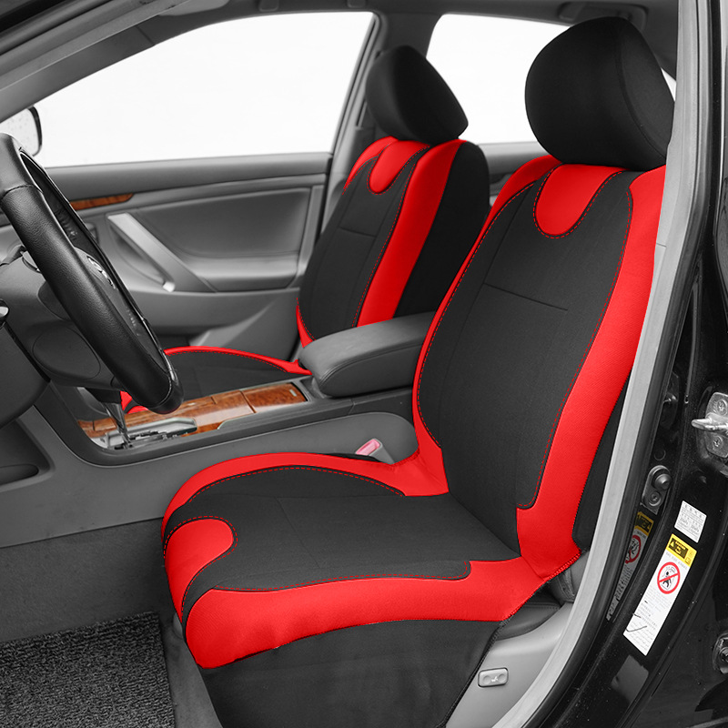 Universal Car Seat Cover PU Embroidered Car Seat Cushion Cover for All Seasons TEMU Hot-Selling Factory Direct Shipment
