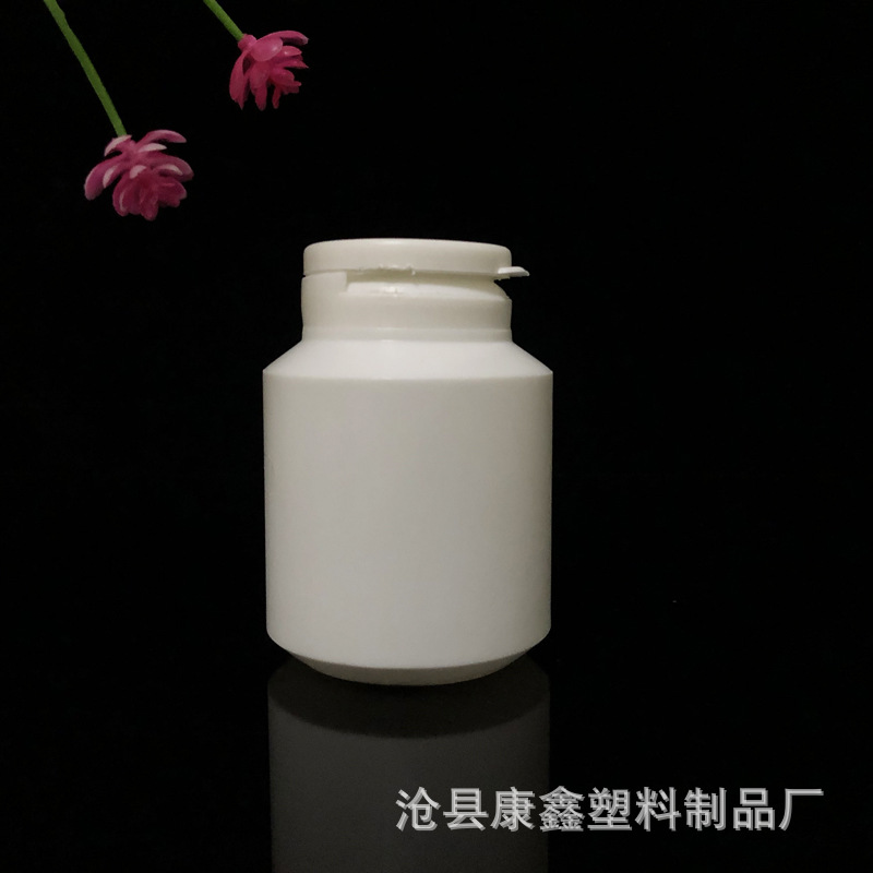 厂家现货 100毫升 分装瓶 广口瓶 撕拉盖 pe塑料瓶 鱼饵瓶