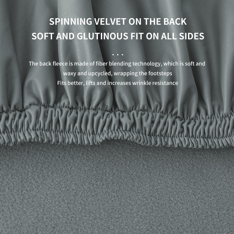 Amazon cubierta de pedal de cuero a prueba de agua a prueba de aceite todo incluido cubierta de taburete bajo cubierta de protector de sofá de cuero doméstico cubierta al por mayor