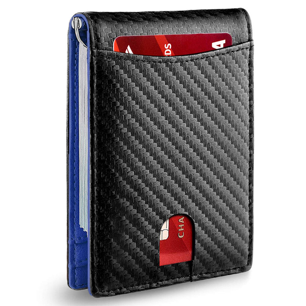 Cartera RFID de fibra de carbono al por mayor