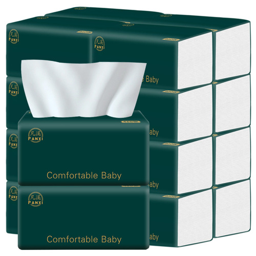 Fanxi 460 sheets 20 large packs of tissue paper wholesale full box household facial tissue napkins toilet paper manufacturers dropshipping