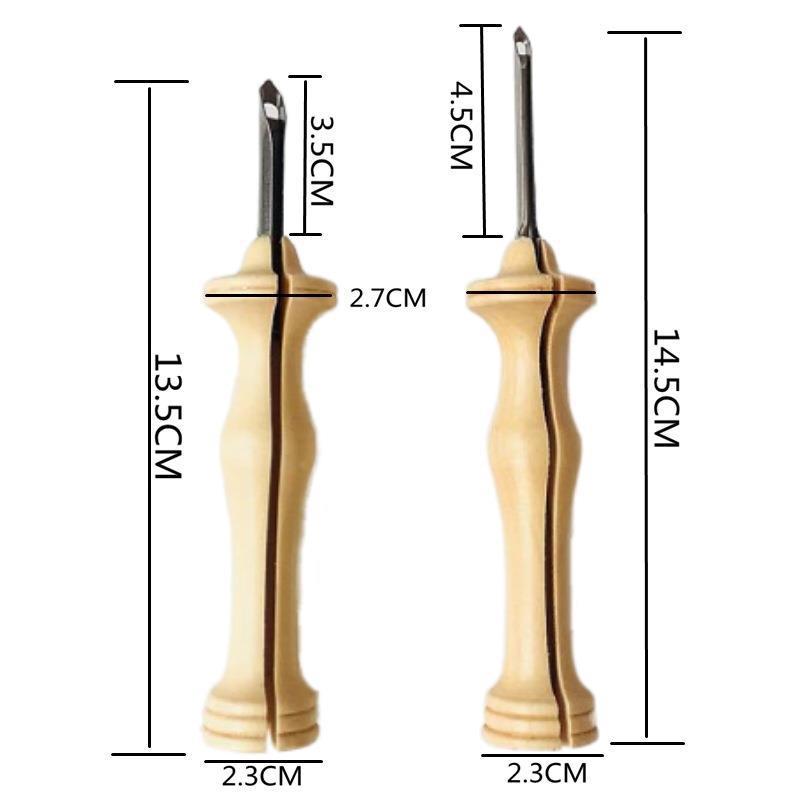 Aguja de bordado rusa tejida de óxido rojo