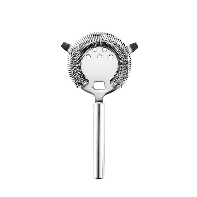 Fabricante en stock 304 Filtro de hielo de acero inoxidable Rosa oro cubo de hielo filtro cóctel separador de hielo barra herramienta