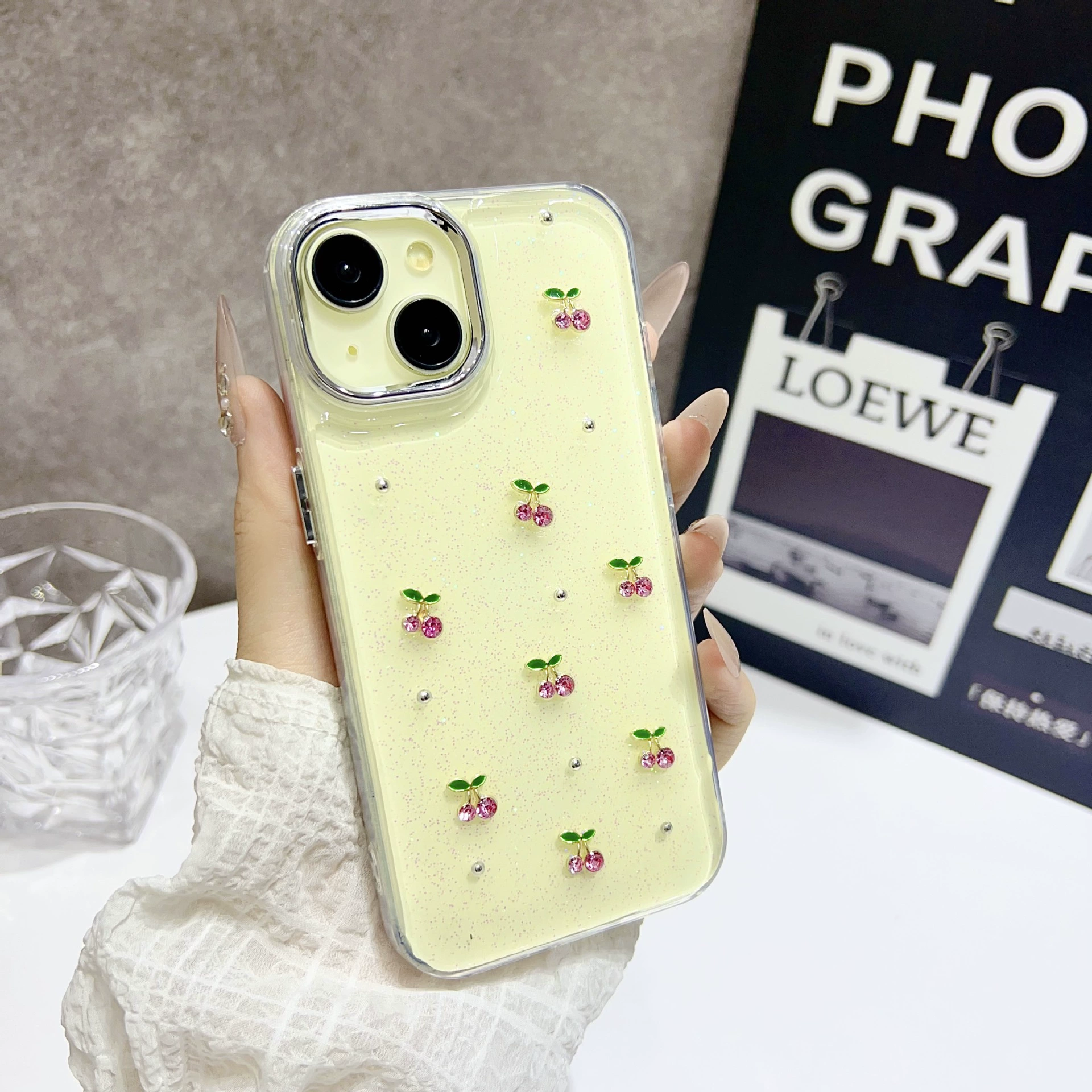 Apple, совместимый iPhone 16, чехол, трёхмерный iPhone16 Pro с бантом, 16promax, iphone