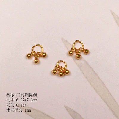 for Bracelet Accessories, Zərgərlik ara hissələri - three-bells