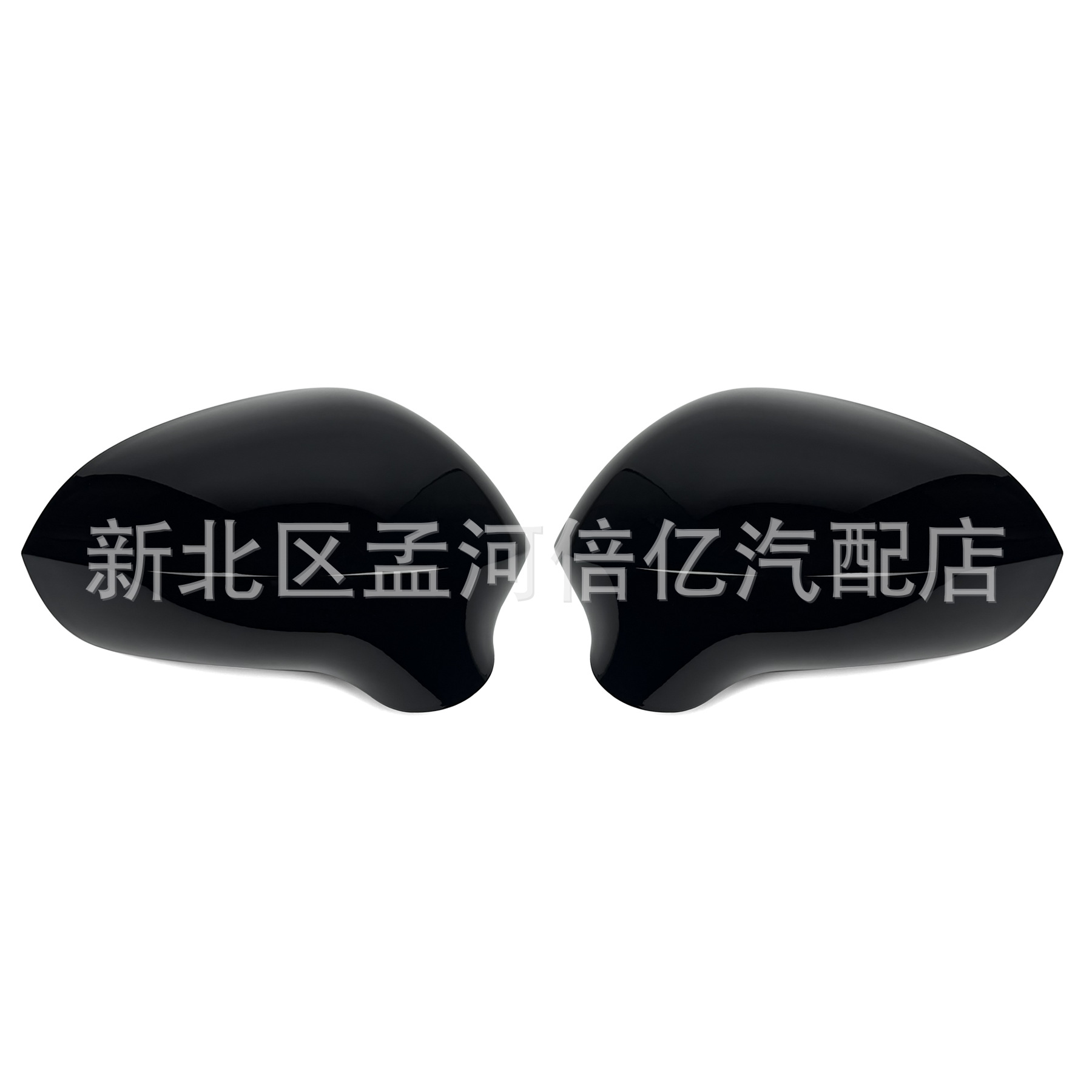 Suitable for 2008-2017 SEAT Ibiza 6J rearview mirror housing, glossy black painted replacement rearview mirror cover