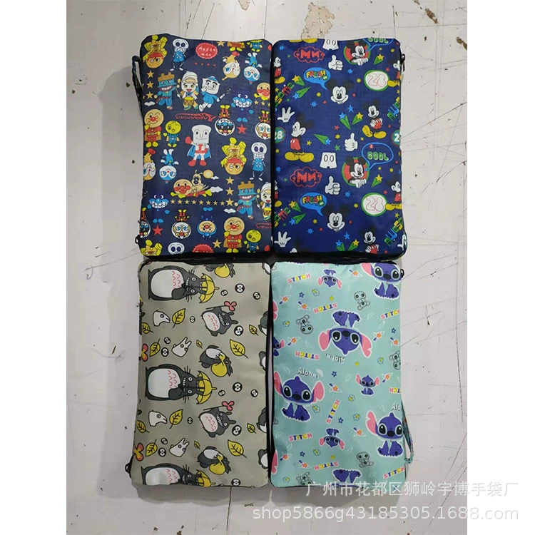 Foldable handheld travel bag, purse, capacious luggage sports bag, storage bag, suitcase, equipment bag