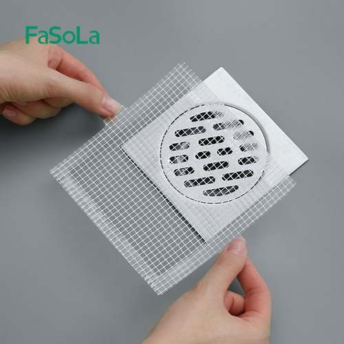 FaSoLa disposable insect-proof floor drain patch bathroom floor drain hair filter kitchen sewer anti-clogging net