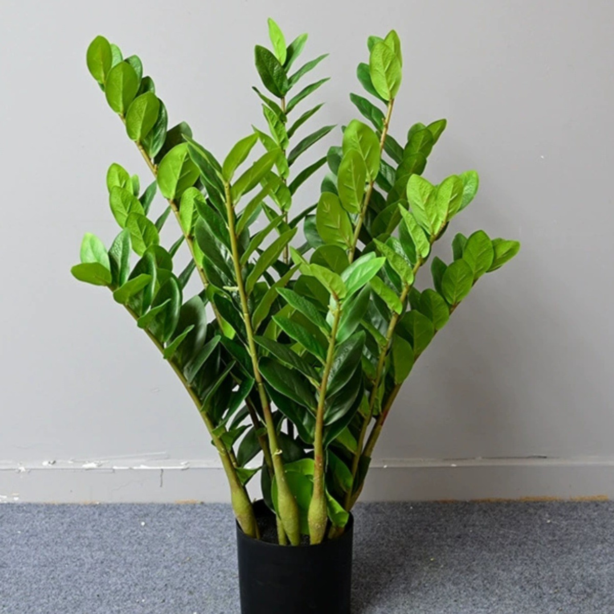 Simulación de hoja de dinero Simulación de plantas verdes Hoja de felicidad Hogar Interior Sala de estar Decoración Boda Decoración de paisaje de hotel