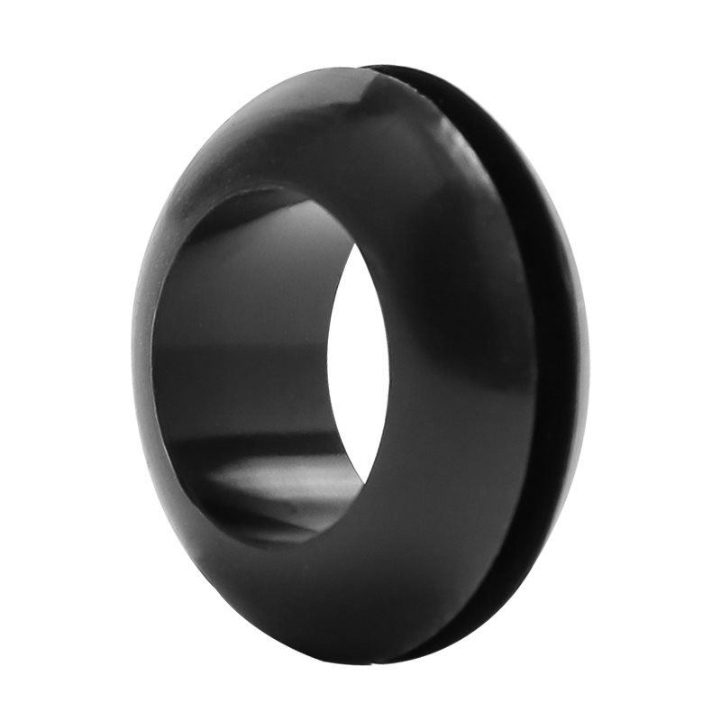 护线圈双面加宽加高槽过线圈硅胶耐高低温电缆孔套柔软橡胶过线环